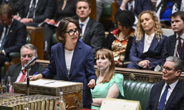 Liz Kendall talks about welfare reforms to the House of Commons
